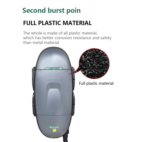 Double-filter wall-mounted vacuum cleaner 1600w
