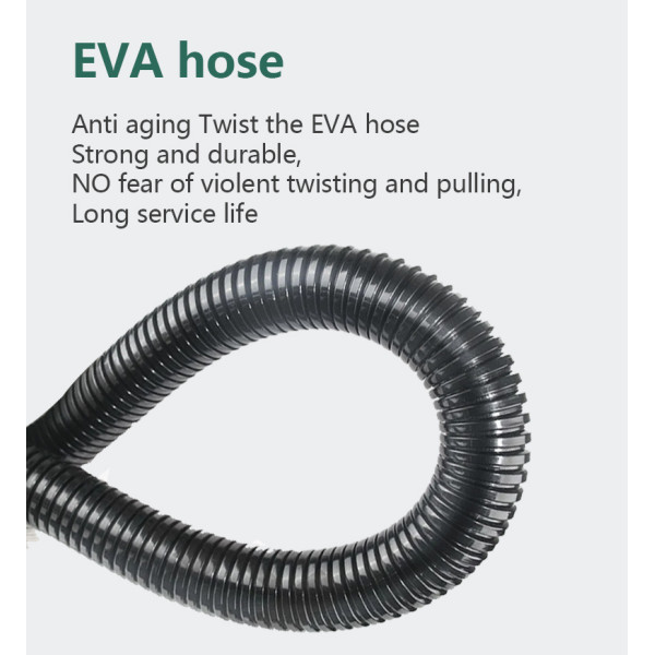 Double-filter wall-mounted vacuum cleaner 1600w