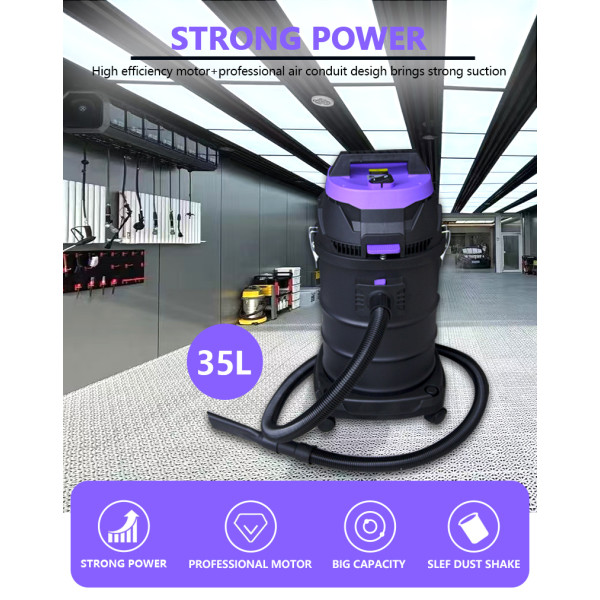 Wet and dry vacuum cleaner 1600w