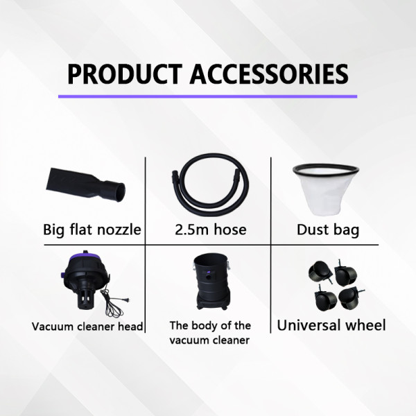 Wet and dry vacuum cleaner 1600w