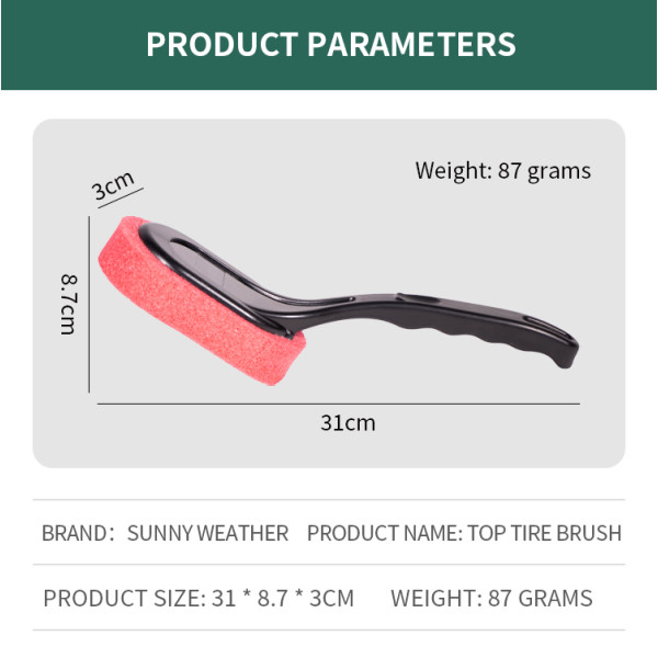 Top tire brushes