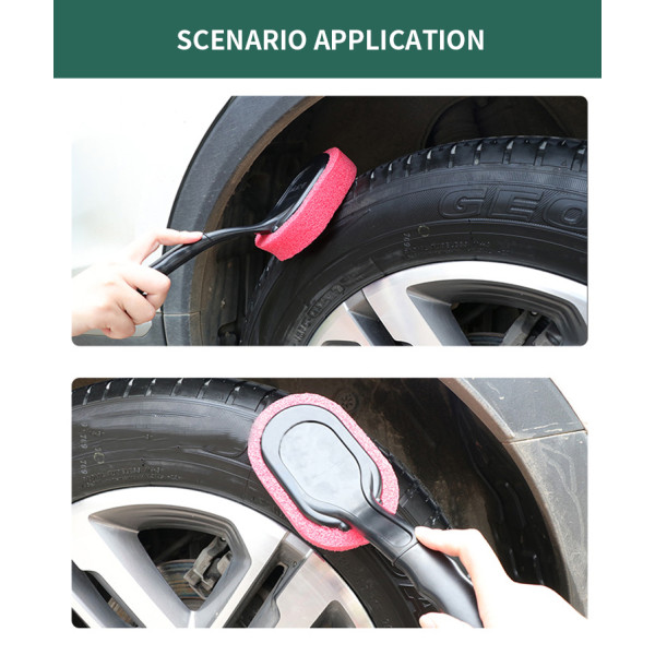 Top tire brushes