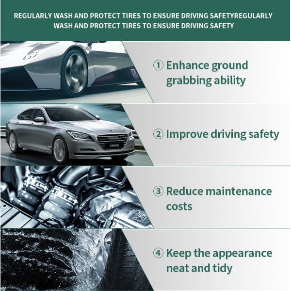 Top tire brushes