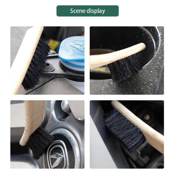 Long bamboo brush