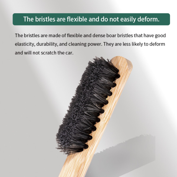 Long bamboo brush