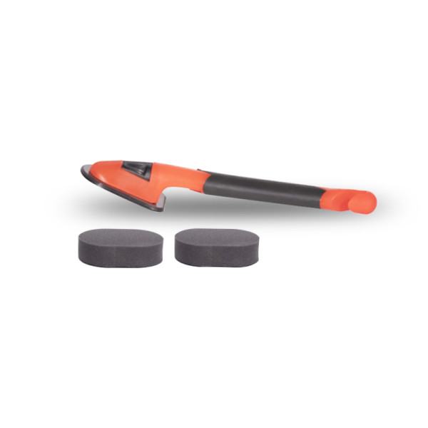 Removable tire brushes