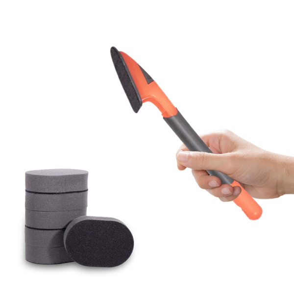 Removable tire brushes
