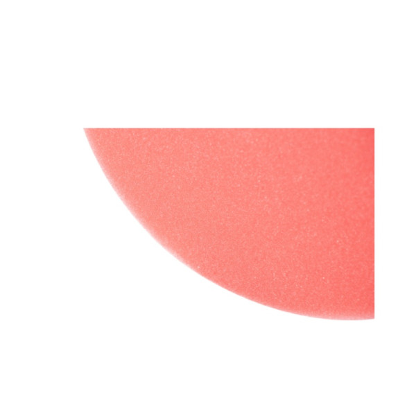 6-inch beveled edge sponge plate (medium thick) bright red