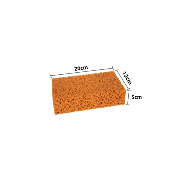 Orange Coarse Car Washing Sponge