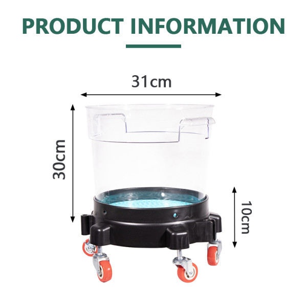 Transparent sand bucket