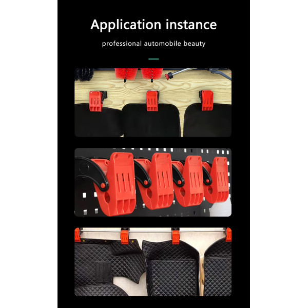 Car wash mat clamp