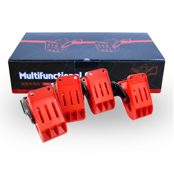 Car wash mat clamp