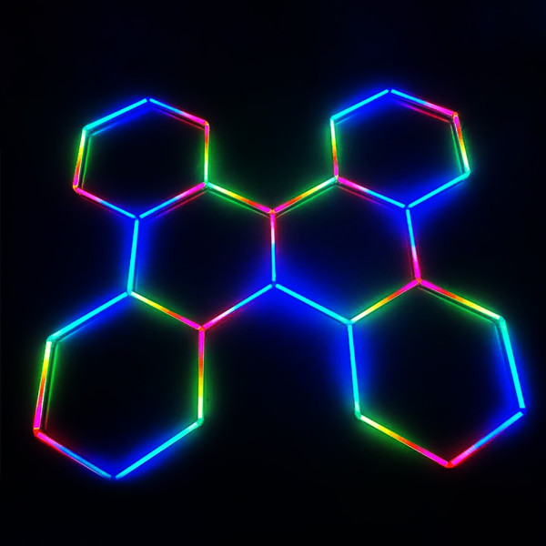 5 RGB Hexagonal Honeycomb Light