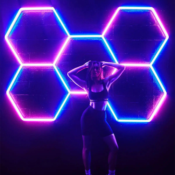 5 RGB Hexagonal Honeycomb Light
