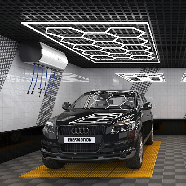 14 Hexagon Honeycomb Light +Frame