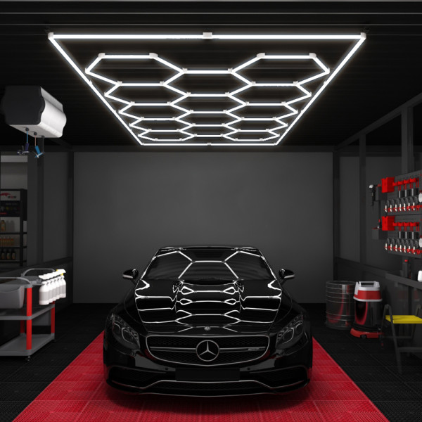 14 Hexagon Honeycomb Light +Frame