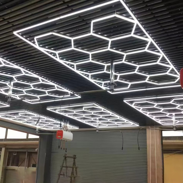 14 Hexagon Honeycomb Light +Frame