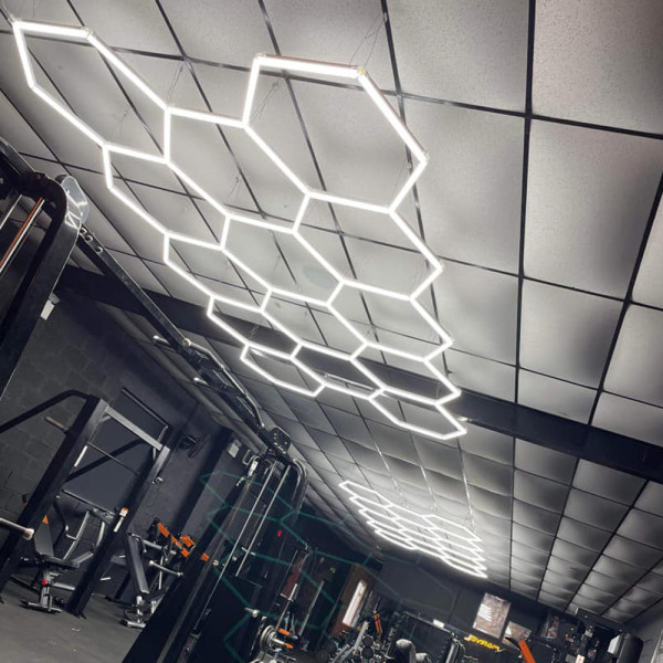 14 Hexagon Honeycomb Light +Frame