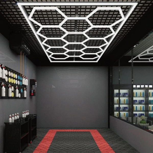 14 Hexagon Honeycomb Light +Frame
