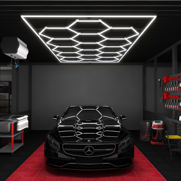 15 Hexagon Honeycomb Light +Frame