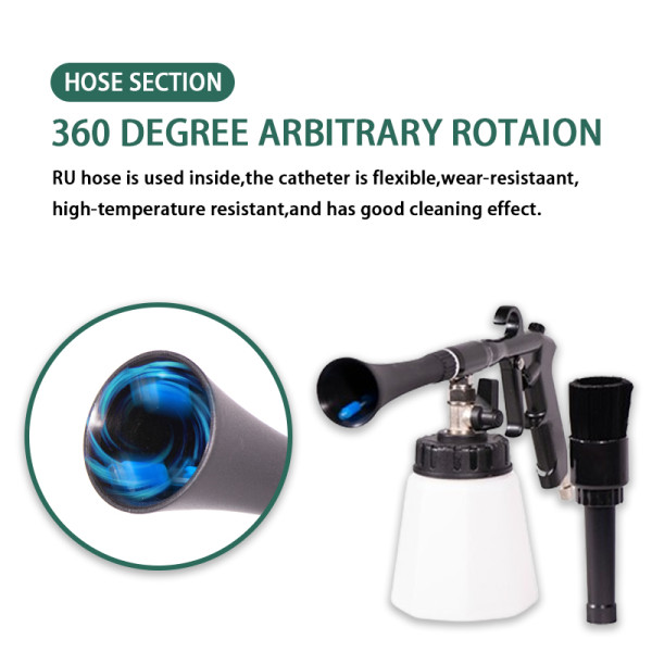 Interior cleaning gun
