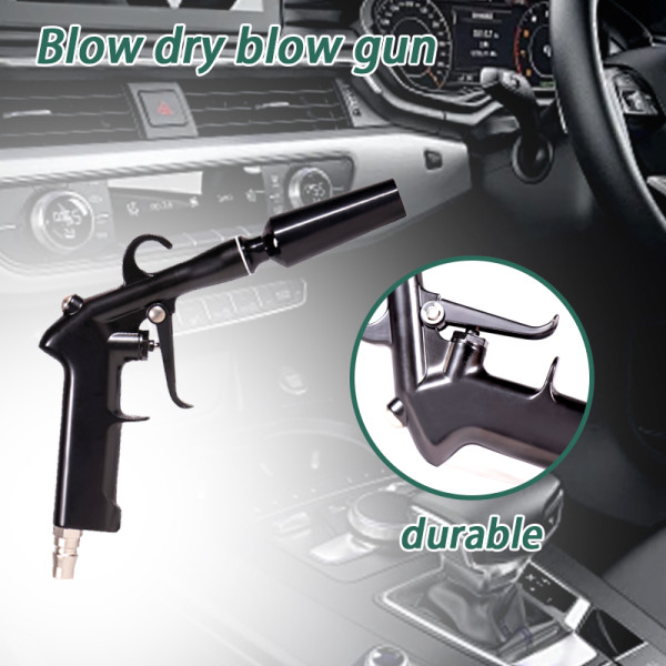 Suction dry blow gun