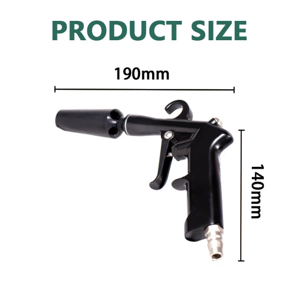 Suction dry blow gun