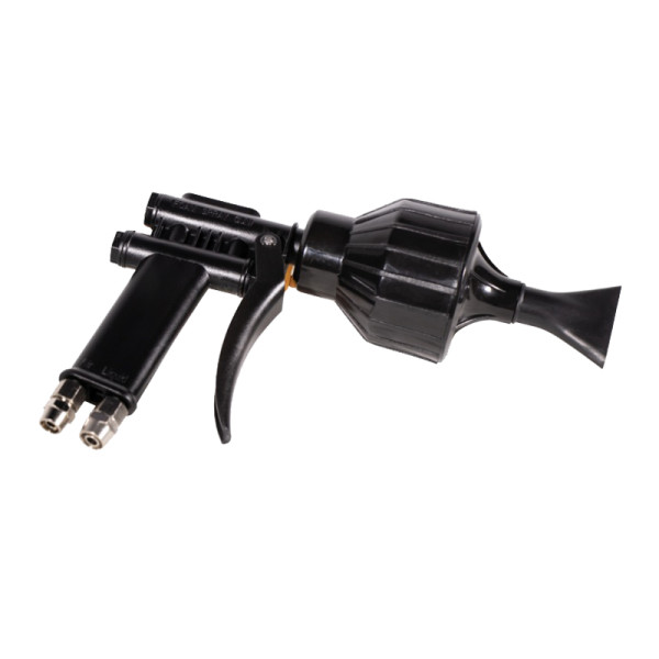 New double-barreled foam gun