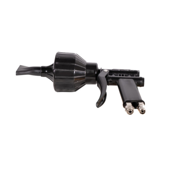 New double-barreled foam gun