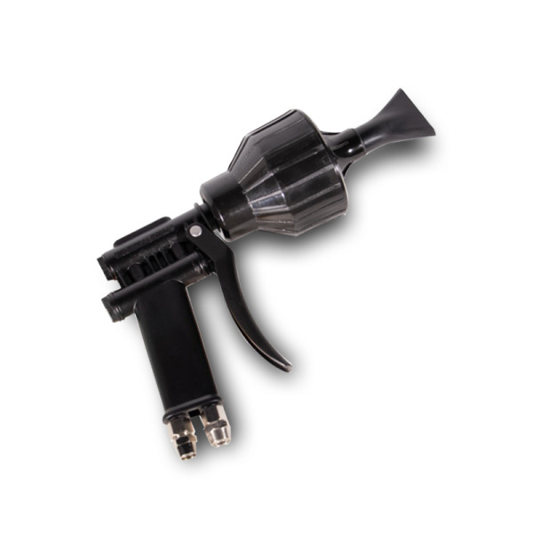New double-barreled foam gun