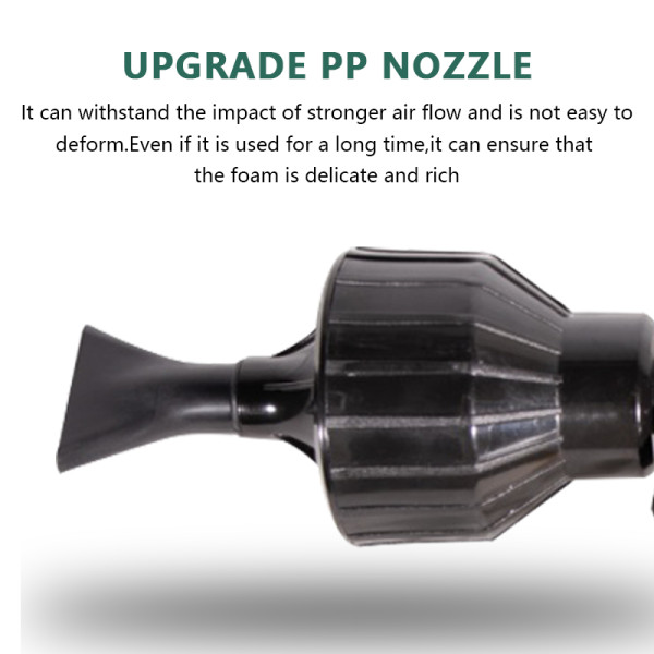 New double-barreled foam gun