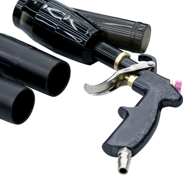 Blow-and-suction gun