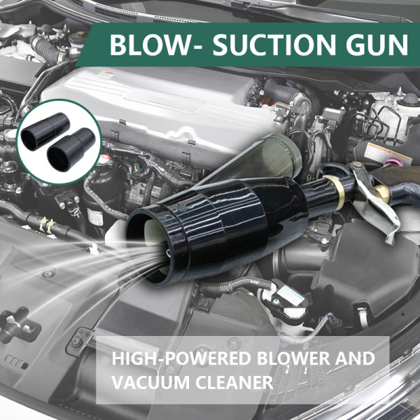 Blow-and-suction gun