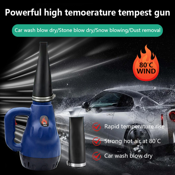 Fast heat blast gun